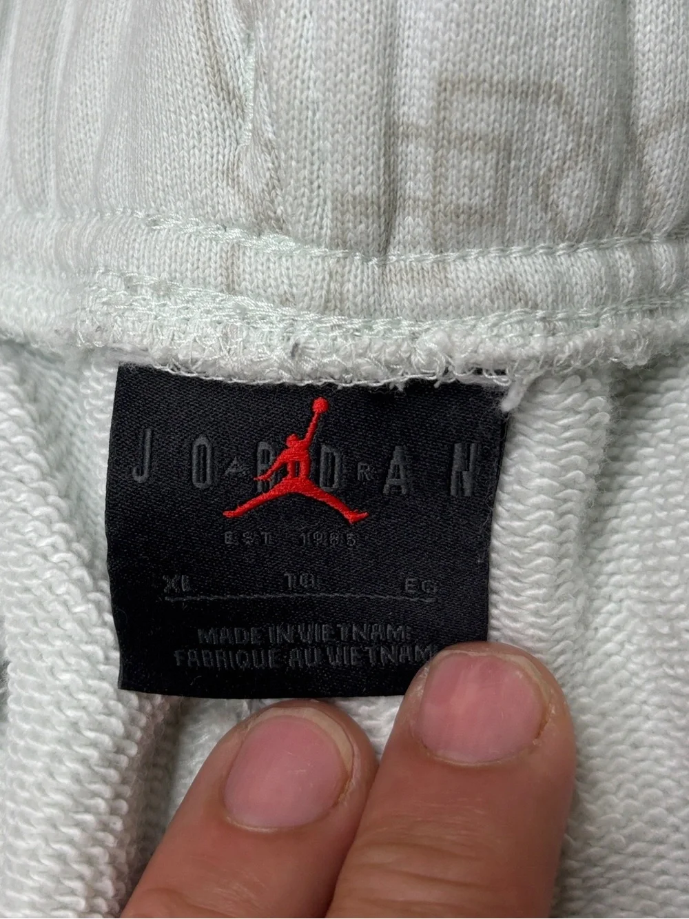Air Jordan x CLOT Jade Fleece Sweatsuit Set Barely Green Men’s XL